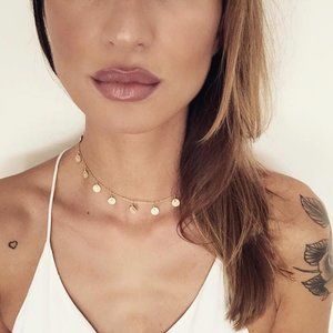 Multi-coins Necklace (Gold)